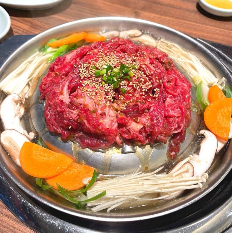  해운대 아이랑 맛집 하선집 한우불고기 육회비빔밥