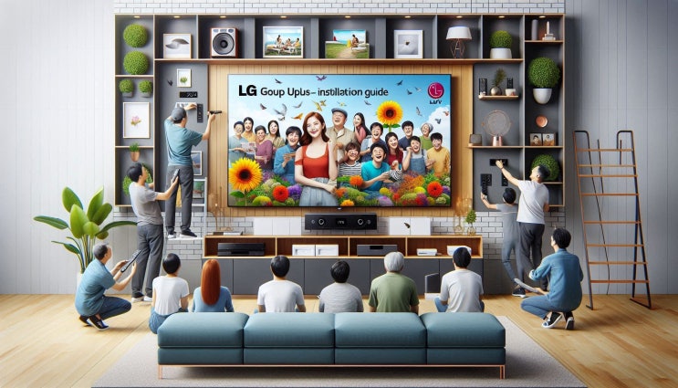  LG유플러스 단체TV 설치 가이드 숙박업소