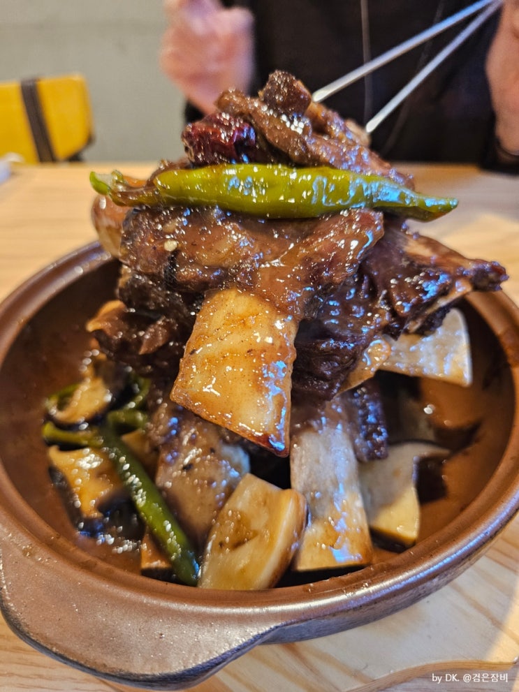  천호역 맛집이라는 천가옥에서 내돈내산 갈비찜 먹다가 냉면 먹고 싶더라