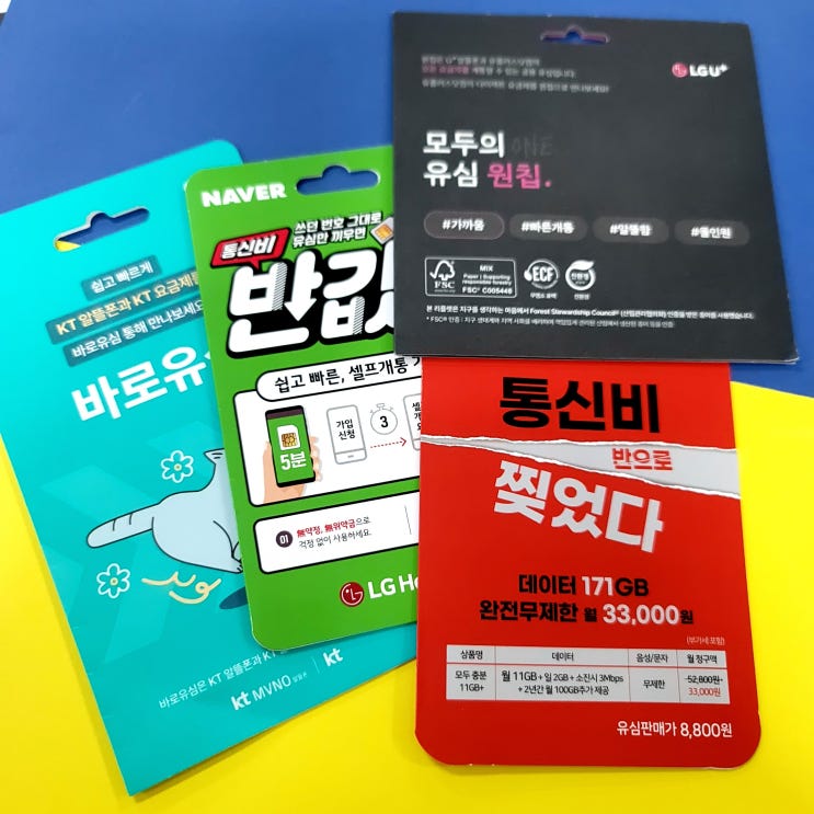  서귀포선불폰 개통준비물과 순서