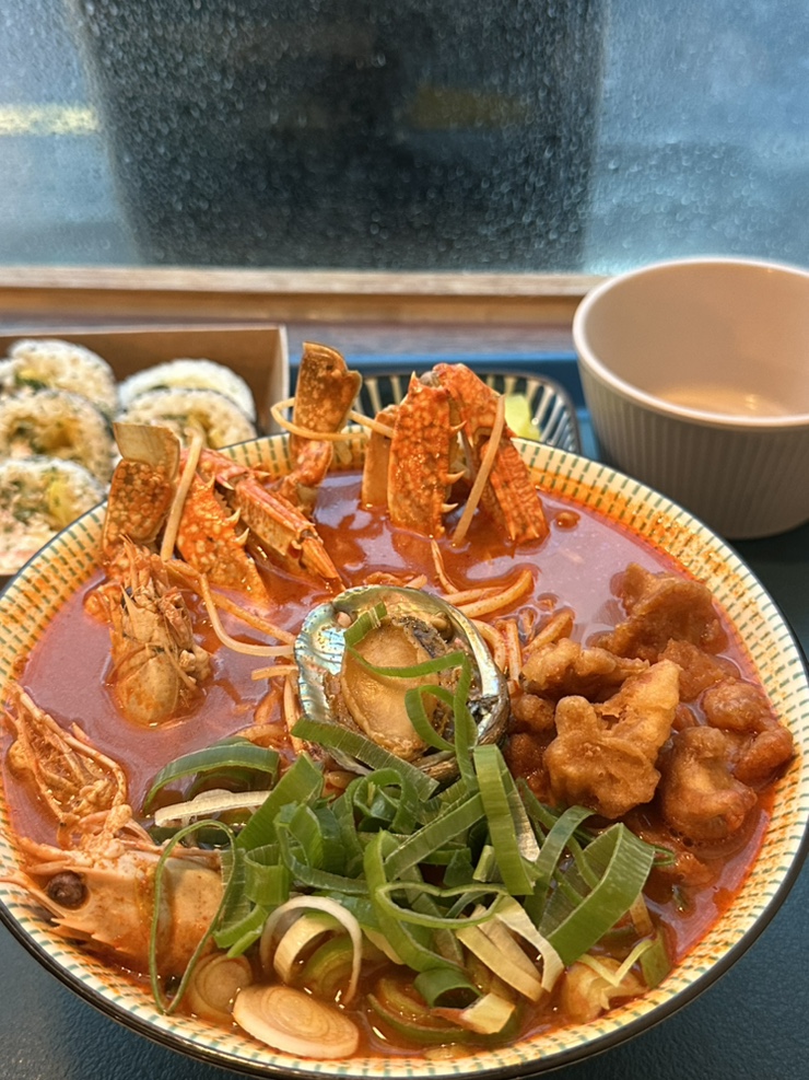  [제주 오후새우시] 제주도 해물 라면 김밥 맛집