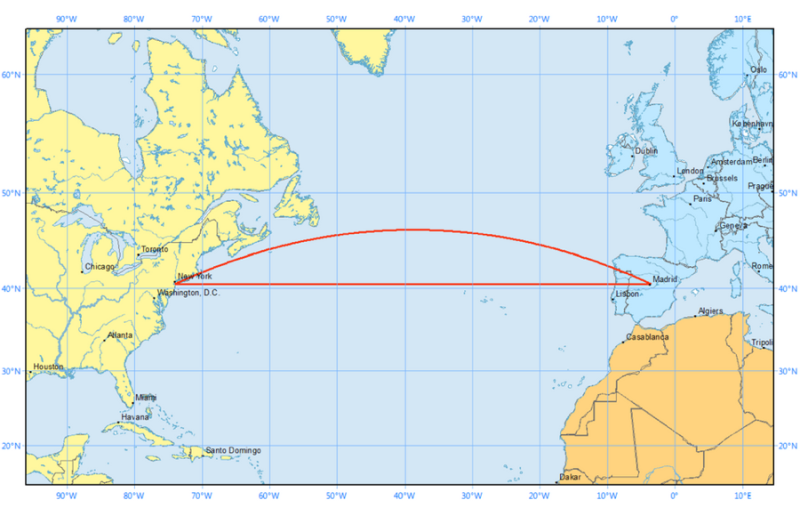 항공 뉴스] 비행기가 직선으로 날지 않는 이유? / Why Aircraft Don't Fly In A Straight Line From  Origin To Destination : 네이버 블로그