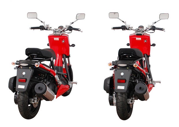 추억의 125cc 언더본 오토바이 대림 비본125 스쿠터인가 바이크인가