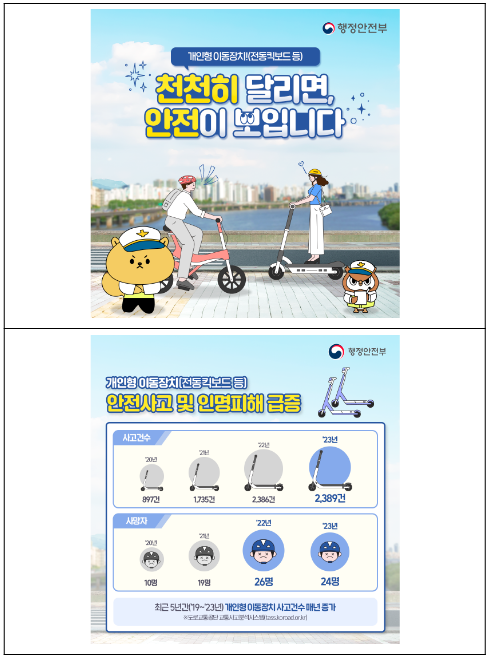 민·관이 손잡고 개인형 이동장치 안전관리 강화 추진 민·관이 손잡고 개인형 이동장치 안전관리 강화 추진