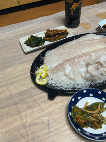 횟집 비닐 일회용 식탁보 추천!