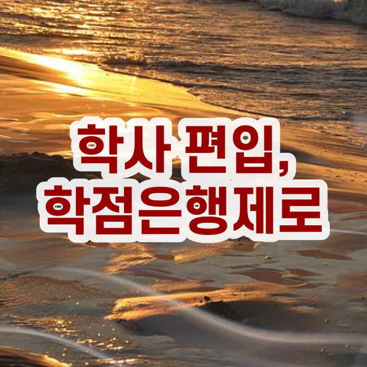  학점은행 편입 , 학점은행제 학습플래너 활용해서 희망하던 학사 학위 얻었어요