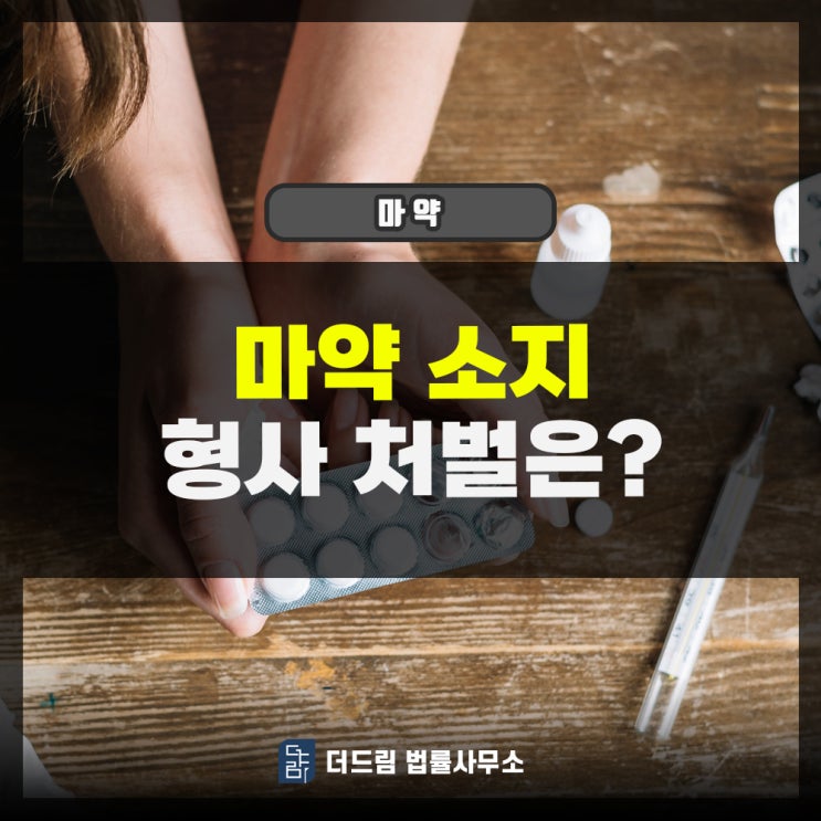  마약 소지 형사처벌은