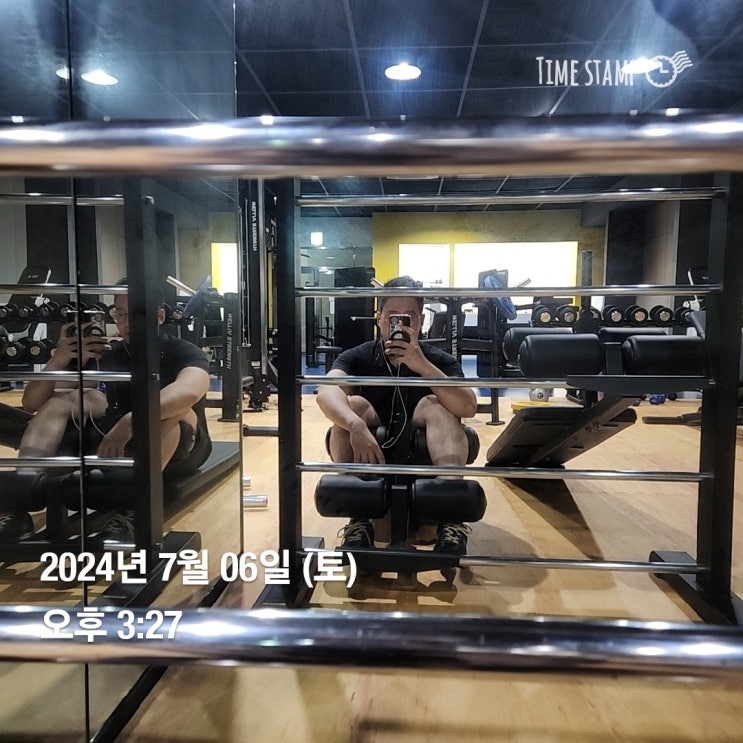  [운동기록]24년 7월 6일 상체근력운동(푸쉬업, 렛풀다운, 어깨 및 팔), 마무리 광교 호수공원 러닝