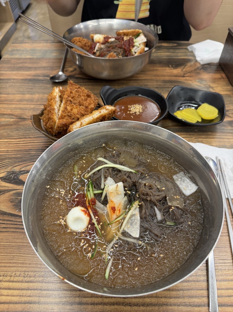  부천 중동 짱이네 매콤돈가스냉면 , 내 기준 해장 탑티어