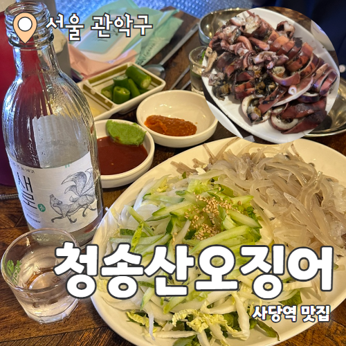  청송산오징어 : 웨이팅 지옥 7월 산오징어 맛집 내돈내산 후기