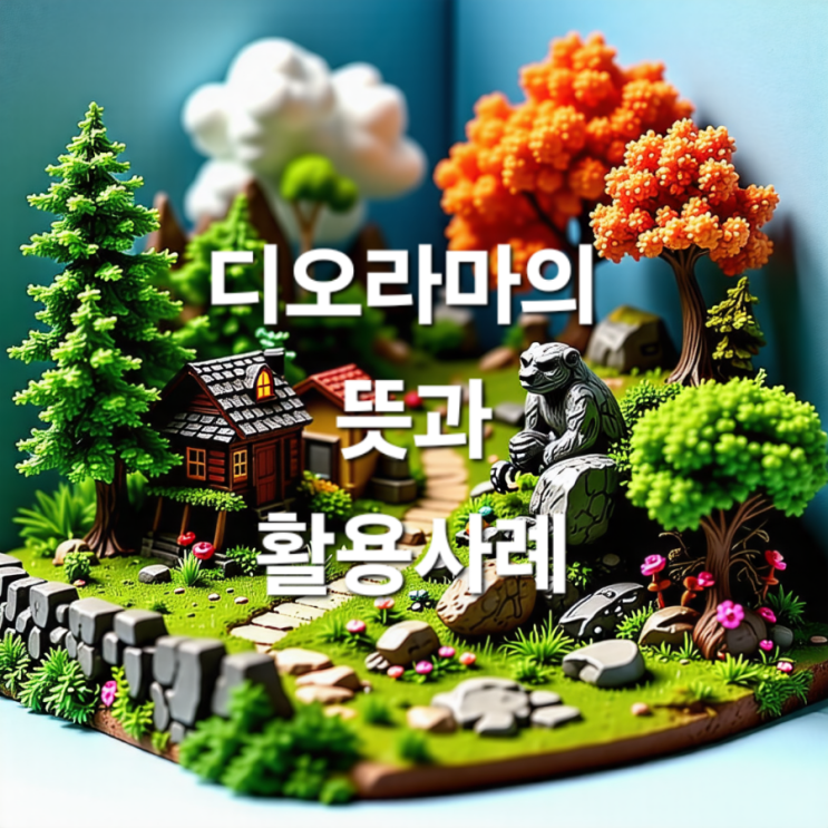  디오라마 뜻과 활용사례 피규어와의 차이