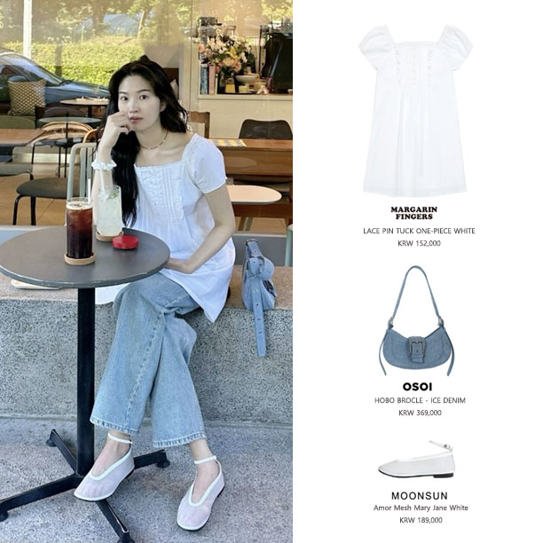 류이서 패션, 마가린 핑거스 블라우스 원피스 오소이 호보 브로클 가방 시스루 메리제인 슈즈 스타일 가격 정보 류이서 패션, 마가린 핑거스 블라우스 원피스 오소이 호보 브로클 가방 시스루 메리제인 슈즈 스타일 가격 정보