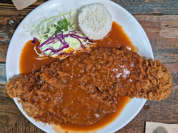  진천 광혜원 맛집 바보아저씨 내돈내산 경양식 돈까스 곱빼기 크기 대박