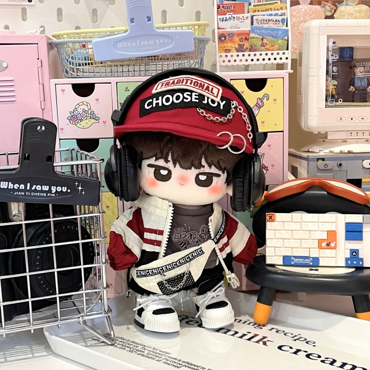  20cm 캐주얼 컬러 블록 세트 인형옷 아이돌인형옷