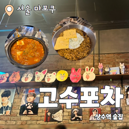  고수포차 : K-pop 고수만 갈수있는 상수역술집 내돈내산 후기