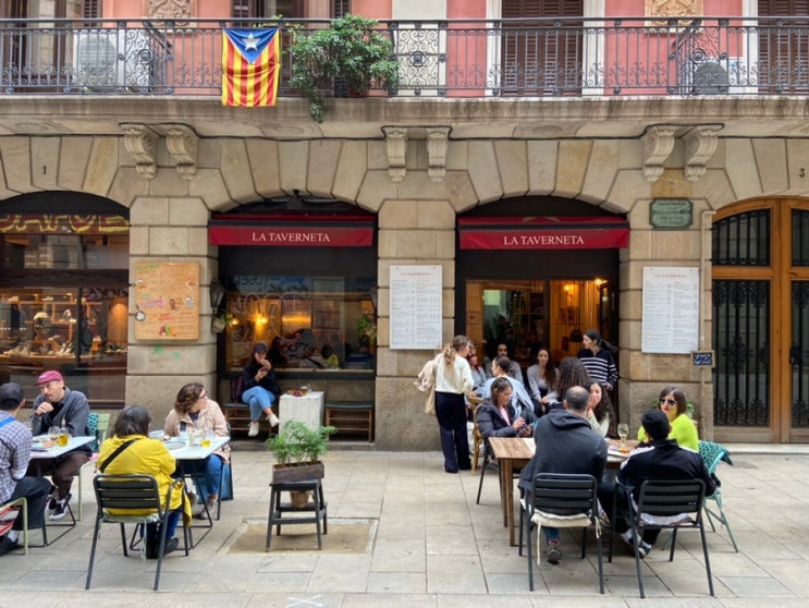  [스페인 바르셀로나] La Taverneta 레스토랑/감바스, 빠에야, 뽈뽀/솔직후기/가격/식당예절