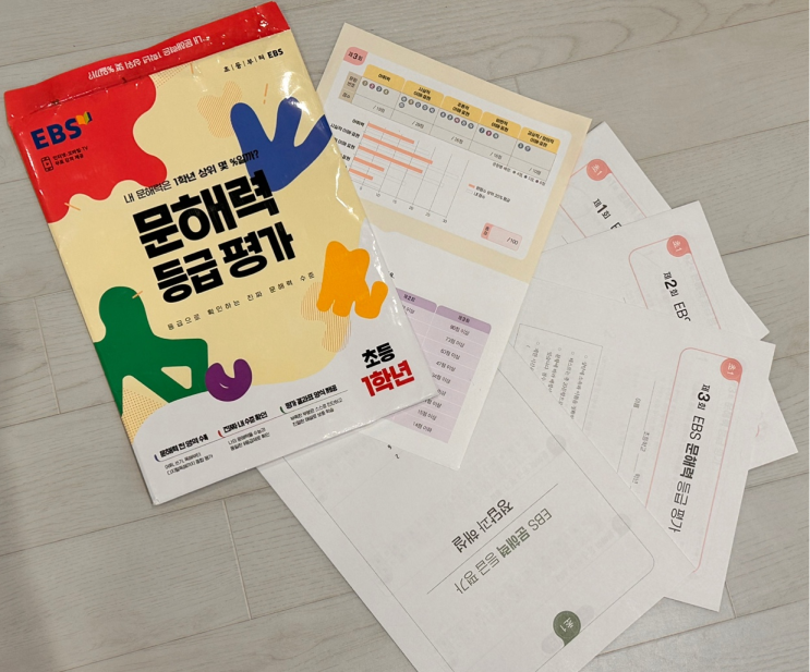  아빠랑 가정학습, 초등 EBS 문해력 등급 평가해 보기