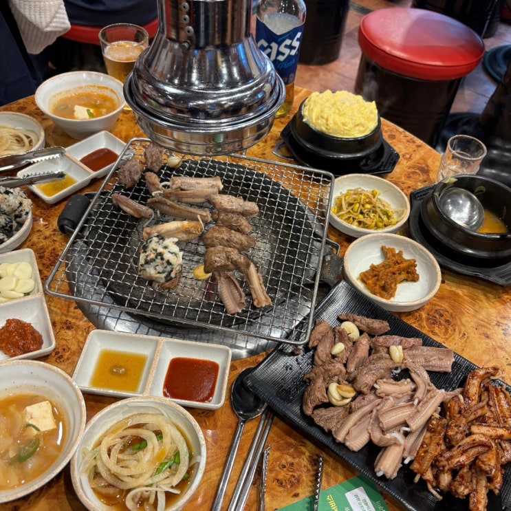 성수 맛집 전통숯불꼼장어 소갈비살과 꼼장어를 함께 먹을 수 있는 맛집 추천