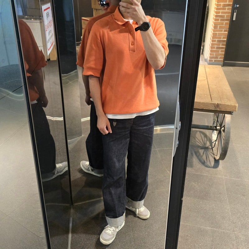 남자 여름 와이드 팬츠 코디 유니클로 생지데님으로 멋스럽게 입는 방법.
