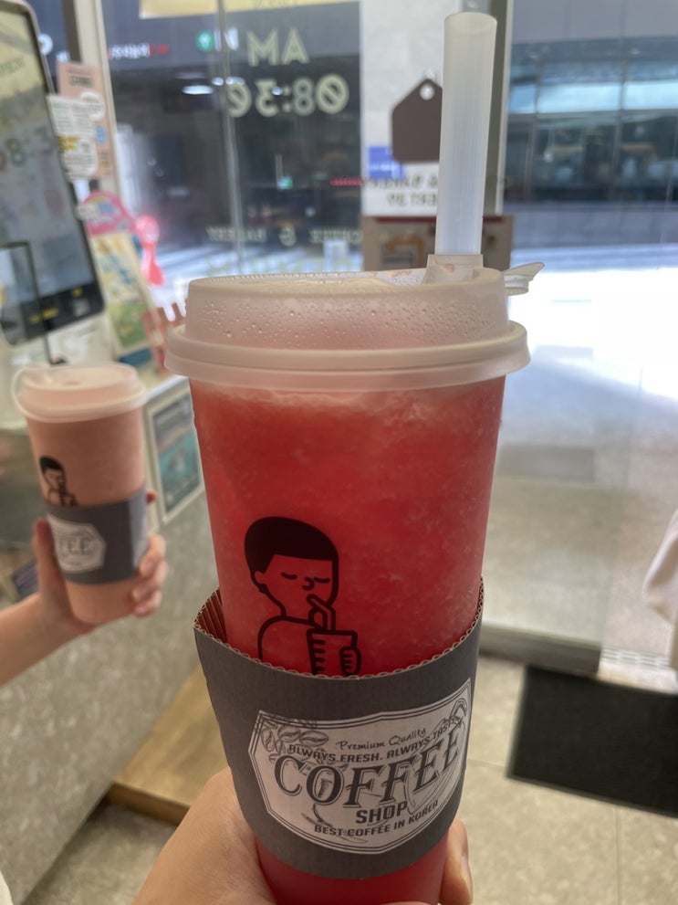 판교 저칼로리 음료 맛집 디저트39 수박쥬스 리뷰