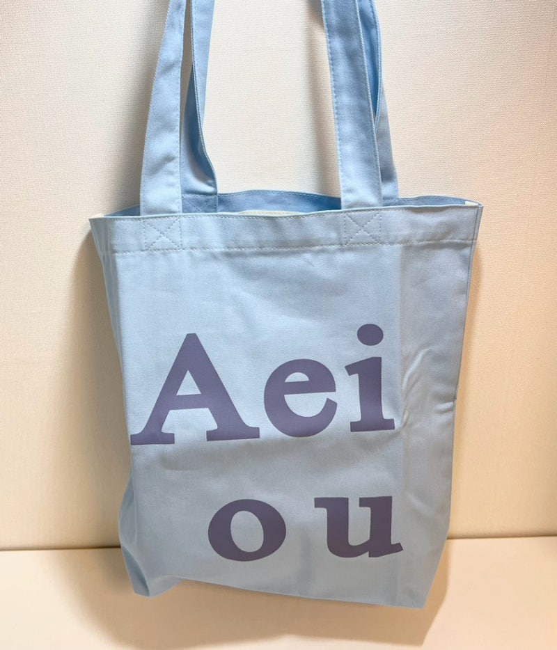 [아에이오우 에코백] Aeiou 에코백 미네랄 워터 / 20대 에코백 추천 / 대학생 에코백 추천