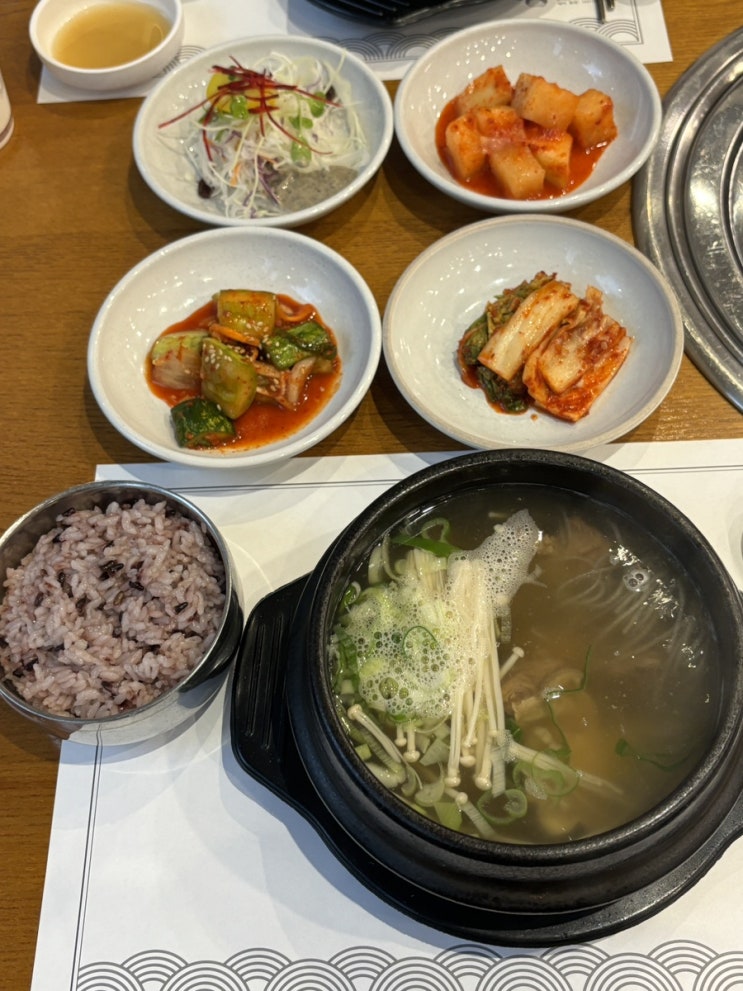  백석역 맛집 정가옥 갈비탕 내돈내산 후기