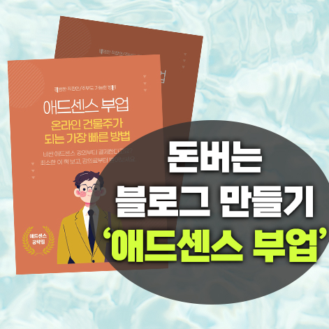  애드센스로 돈버는 블로그 만들기 "애드센스 부업"을 읽고