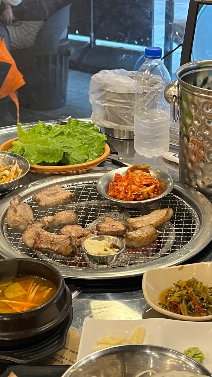  신중동 고기집 막창도 맛있는 산촌숯불정