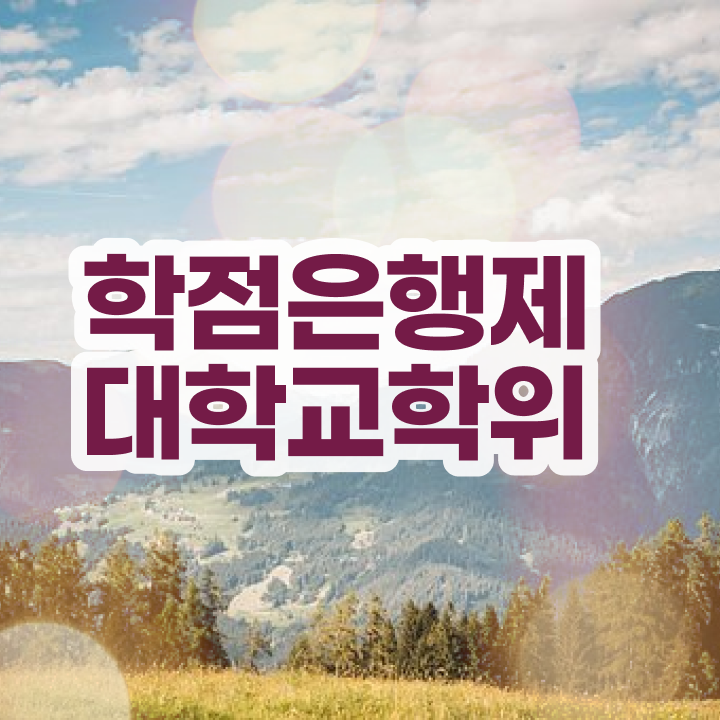  학점은행제 플래너 온라인 원격 평생교육원에서 단기간에 완료한 과정