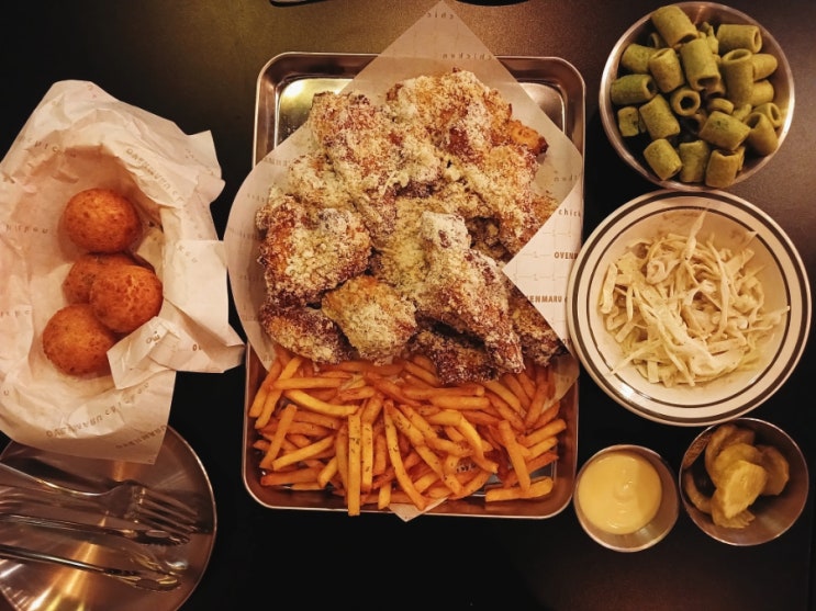  마곡동 맛집 오븐마루치킨 스윗버터딥치킨