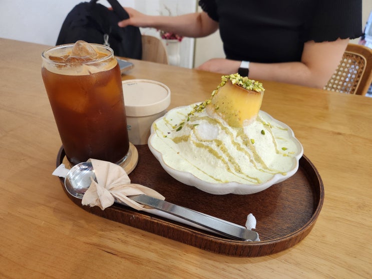 대전 선화동카페: 오동빌 304호 피스타치오 푸딩빙수 & 두바이초콜릿 푸딩 맛집! 바로여기