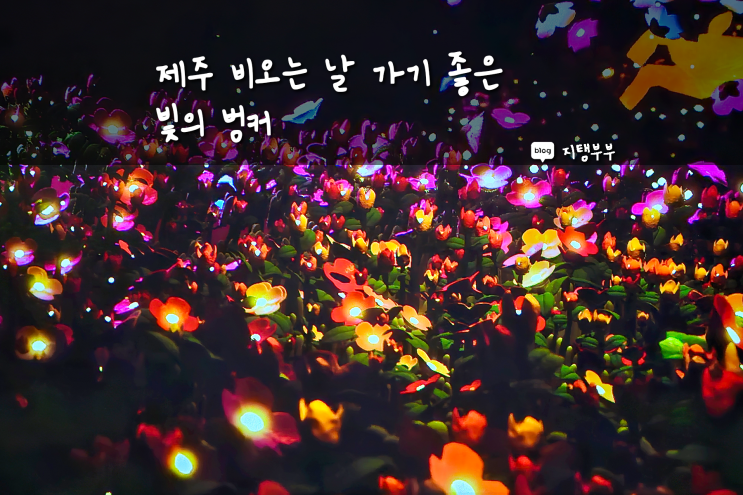  비오는날 제주도 동쪽 실내관광지 추천 빛의 벙커