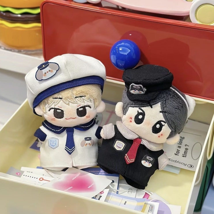  10cm 멍멍 경찰 세트 인형옷 아이돌인형옷