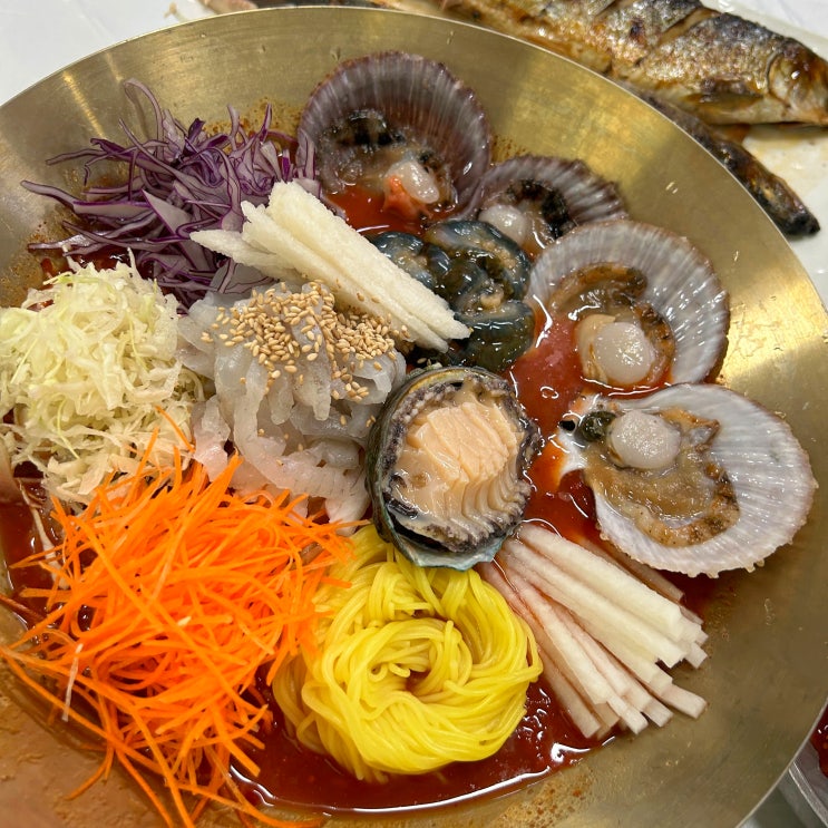  통영 물회 맛집 통영해물가 동피랑 점심 추천