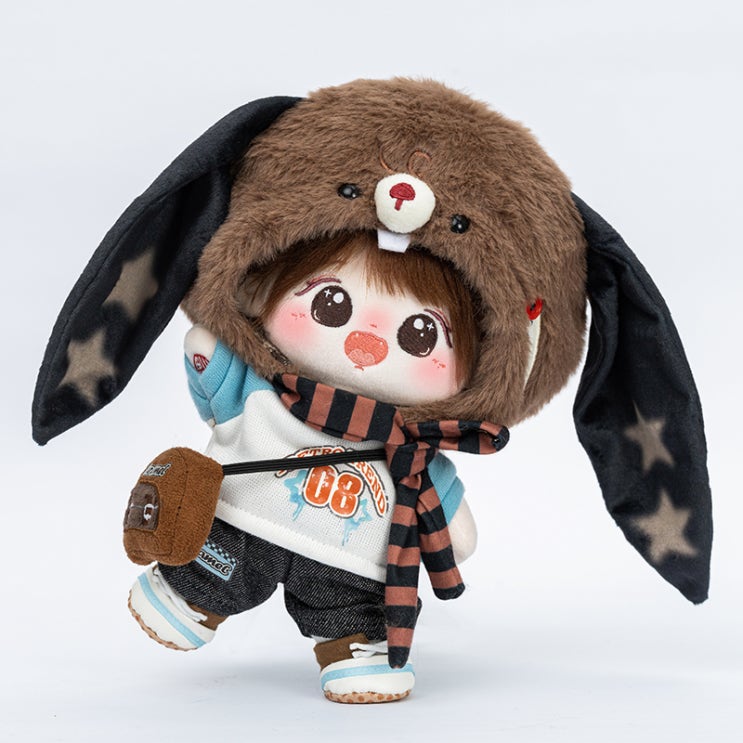  20cm 브라운 토끼 세트 인형옷 아이돌인형옷