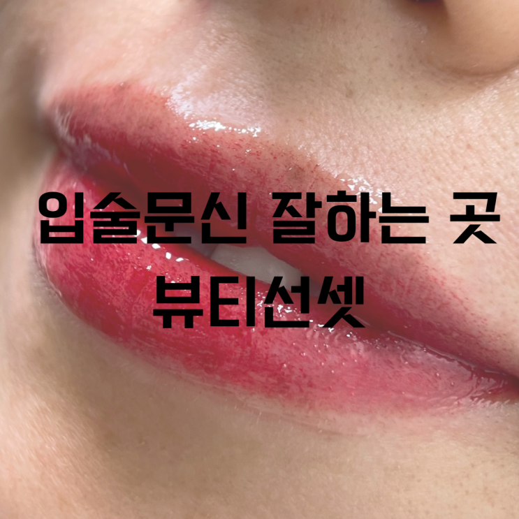  인천 부천 입술문신 잘하는곳 가성비까지 좋아요!