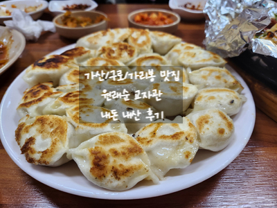  [가산디지털단지 맛집] 월래순 교자관 - 맛있는 교자 만두와 중국요리를 맛볼 수 있는 구로구 가리봉 시장 점심 저녁 데이트 맛집 내돈 내산 후기 - 메뉴 가격 및 주차 정보