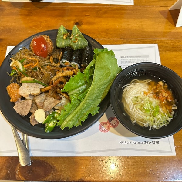 완주 삼례 친환경 식자재를 사용해 한식이 맛있는 한식뷔페 새참 수레 내 돈 내산 솔직 후기