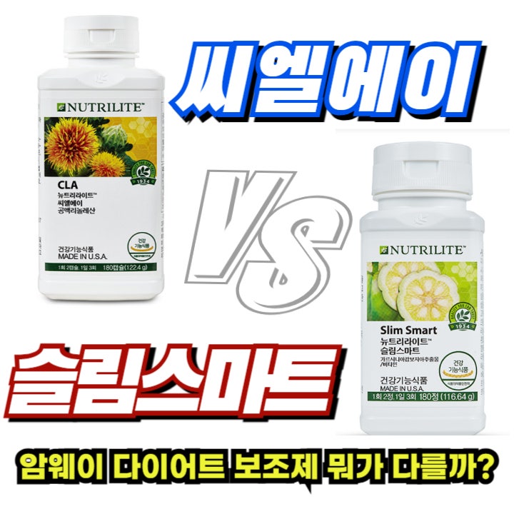 암웨이 다이어트 보조제 체지방 씨씨엘에이 슬림스마트 추천
