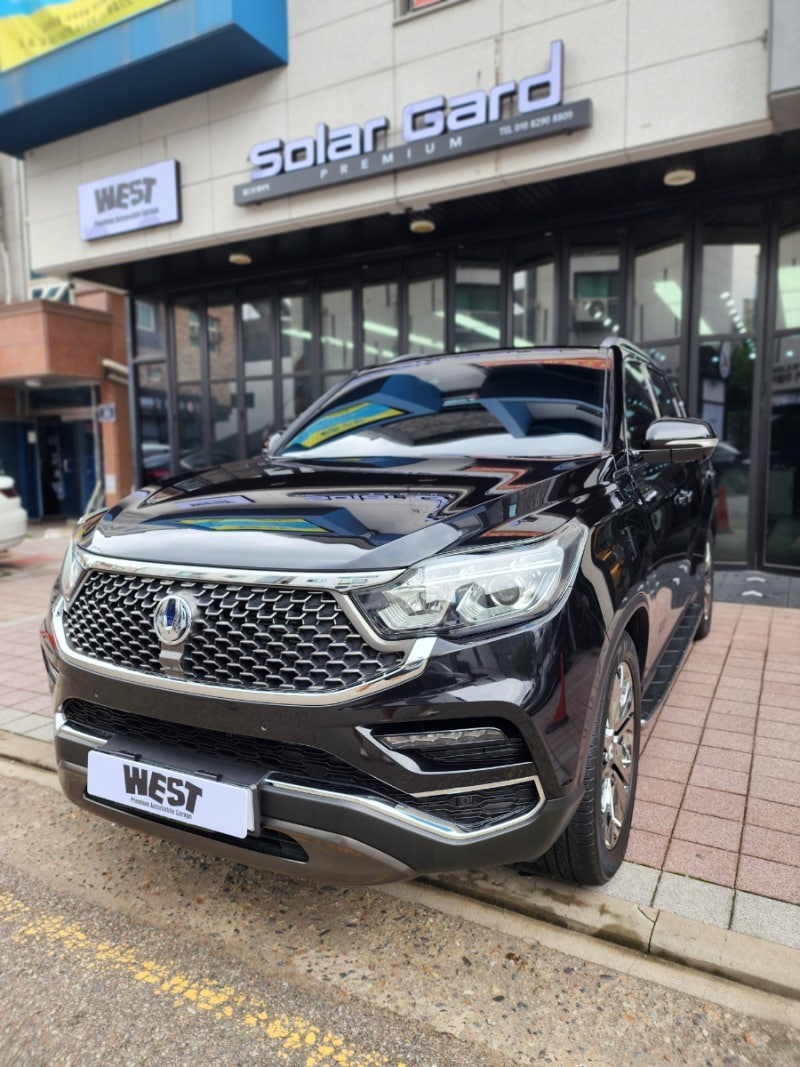 솔라가드프리미엄 제니스IR 가격 및 농도 정보! 비반사 썬팅 최상위 필름인 이유? (렉스턴G4 패키지 시공) : 네이버 블로그