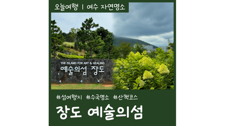 여수 장도 예술의섬 수국 꽃구경 섬여행지 추천 여수 장도 예술의섬 수국 꽃구경 섬여행지 추천