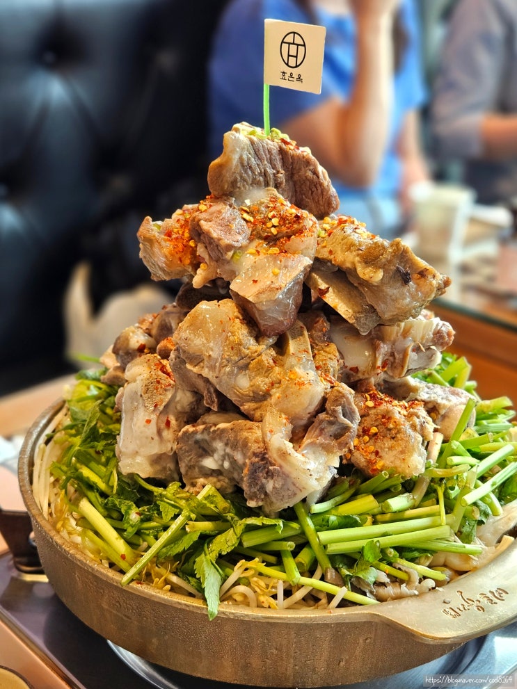  경주 보문단지 맛집, 뼈베레스트 산더미 소뼈전골 맛집, 효은옥 경주분점