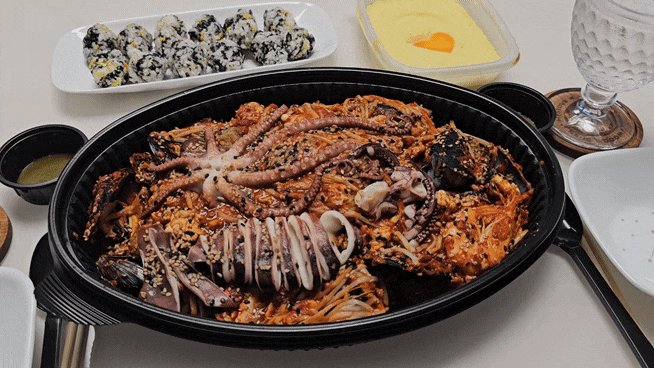  포항 문덕 배달 해물찜 맛집 - 물텀벙아구찜