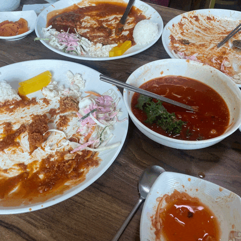  별내 맛집 돈가스와 비빔국수를 한 번에 이공국시