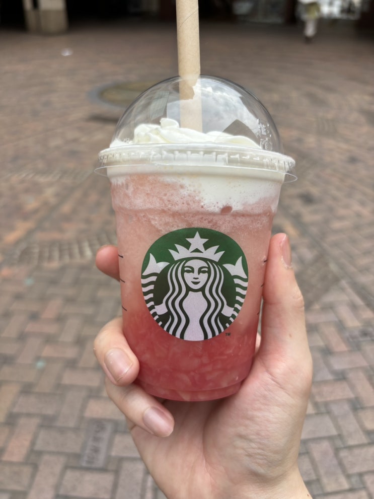  러브&피치 프라푸치노 ラブ＆ビチフラペチーノ (7월 일본 스타벅스 한정메뉴)