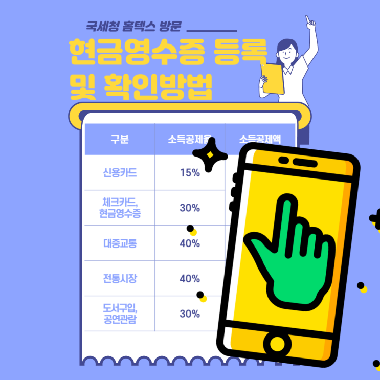  현금영수증 핸드폰번호 등록 및 조회