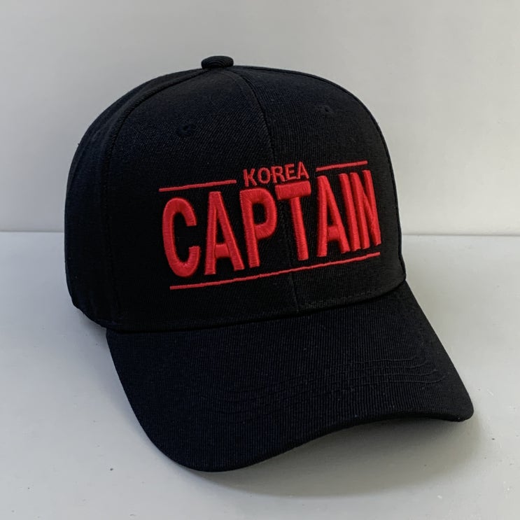  CAPTAIN 체육관 짐 볼륨자수 소량 단체모자 제작 주