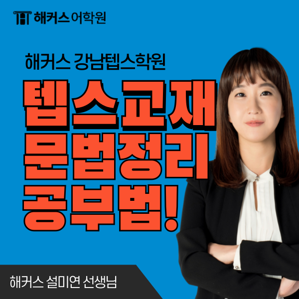  텝스 교재, 문법 완벽 정리한 책 추천 (구체적인 공부법)