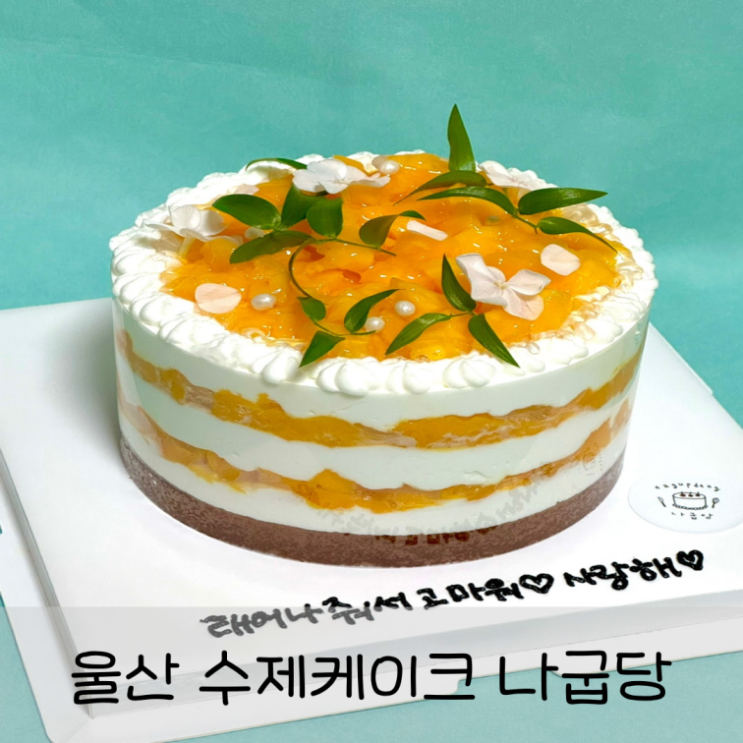  울산 북구 호계 케이크 <나굽당> 과일가득 수제 케이크 맛집