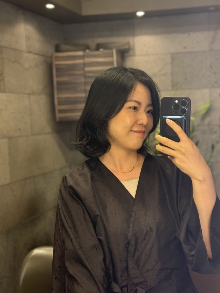  성동구 미용실 중단발펌 잘하는 장루이다비드 에스뷰테라 옥수점 진선실장